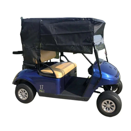 Golf Cart Sun Shade UV Mesh Top Cover For 80 Long Roof Black