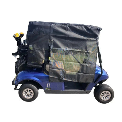 Golf Cart Sun Shade UV Mesh Top Cover For 80 Long Roof Black