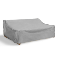 Patio outdoor large sofa cover in reserve grey, protects against weather and dirt.