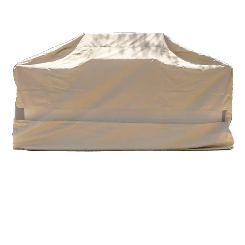 Island BBQ Outdoor Grill Cover 124L x 44D 48H Taupe - Covers