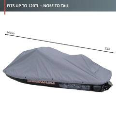 Jet Ski Personal Watercraft Cover fits up to 120L -