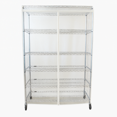 Clear PVC storage shelving unit cover for 36