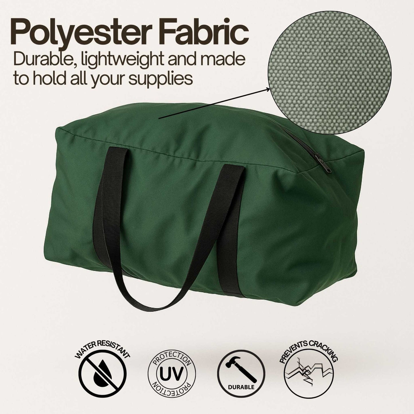 Utility Storage Bag - Perfect for Outdoor and Indoor Storage - Holiday Decorations