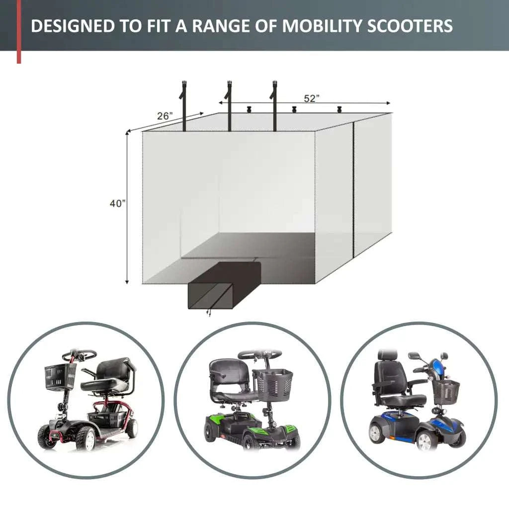 Mobility Scooter Transport Cover Clear Material for Visible
