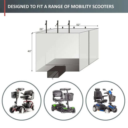 Mobility Scooter Transport Cover Clear Material for Visible