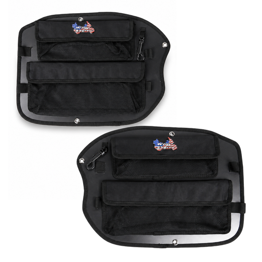 Wingstuff Saddlebag Lid Organizer Set | Honda GL1800 Gold Wing 2001–2010 | Pair