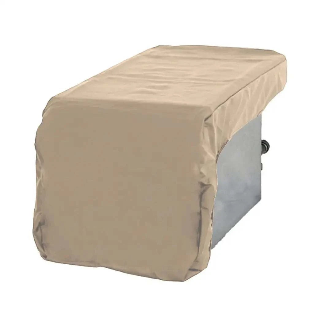 Outdoor Built-In Side Burner Cover in Taupe 13.75W x 30D -