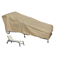 Patio Chaise Lounge Cover 84L x 30W 29H Classic Taupe -