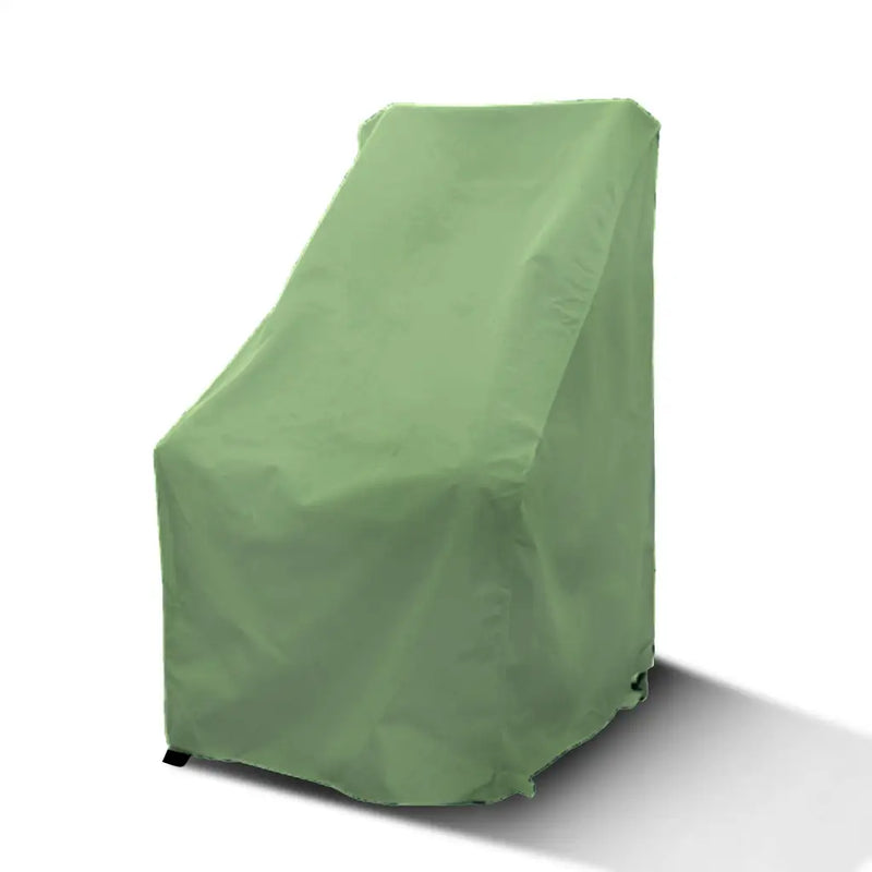 Patio High Back Dining Chair Cover 27W x 42H Aspen Green -