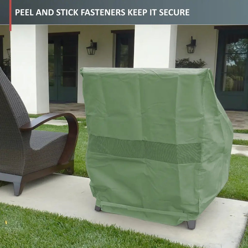 Patio Outdoor Club Chair Cover 33.5W x 36D 37H Aspen Green -