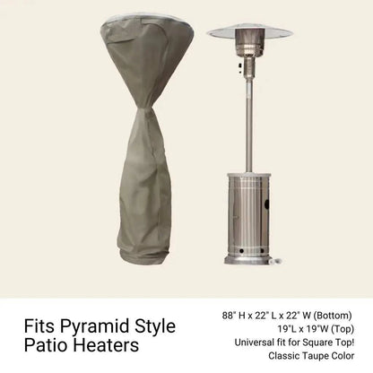 Patio Outdoor Dome Top Style Heater Cover 36Dia. x 19Dia.