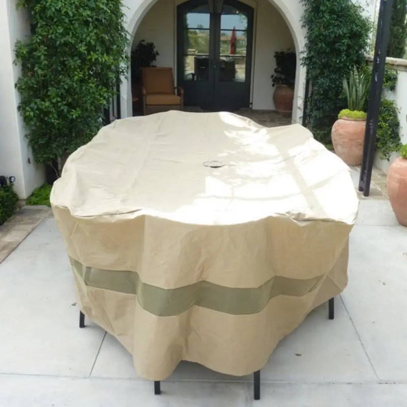 Patio Set Cover For Oval or Rectangular Table 120L x 86W 38H