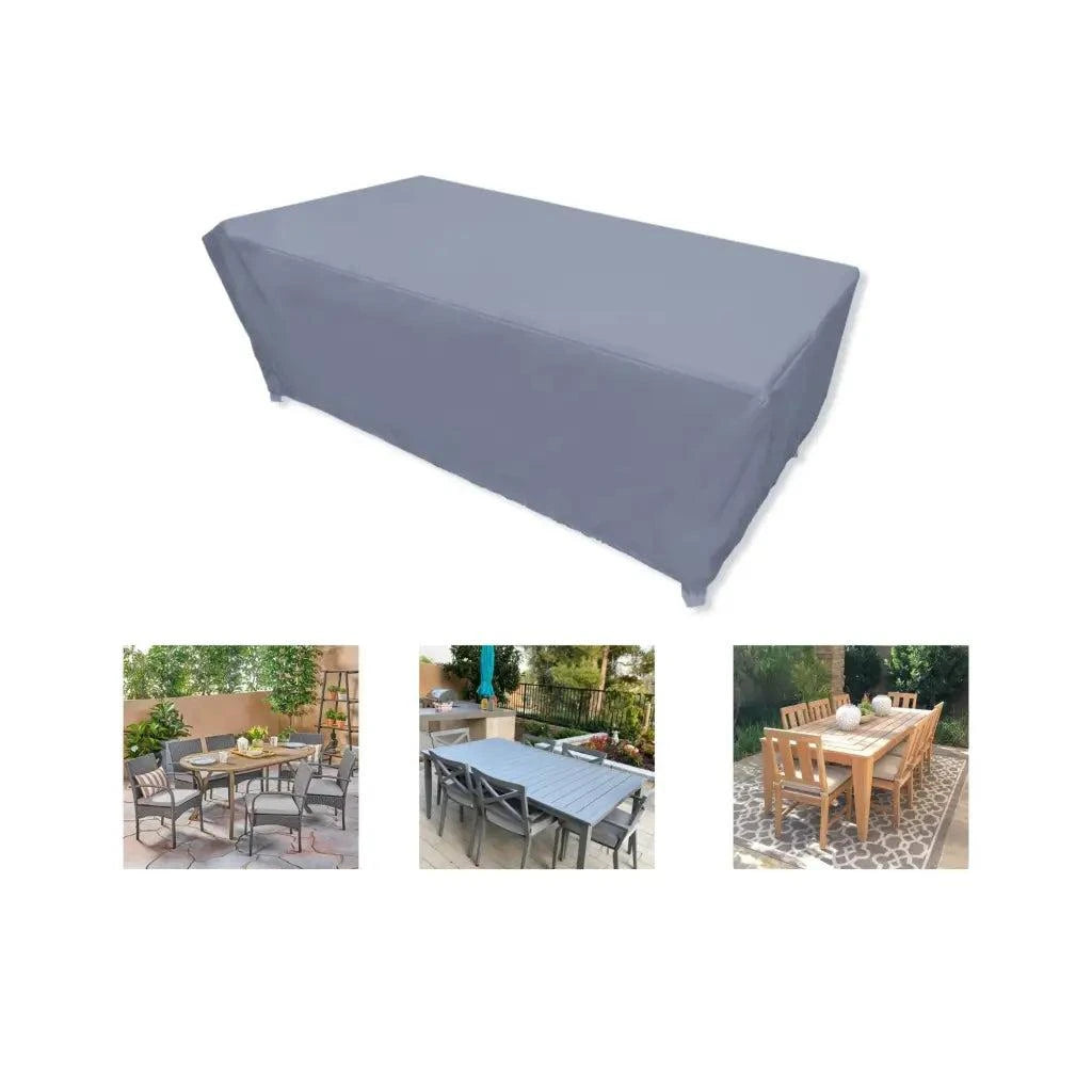 Patio Set Cover For Rectangular or Oval Table 84L x 44W 25H