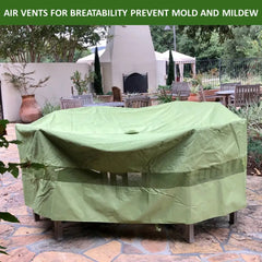 Patio Set Cover For Round or Square Table & Chairs 96Dia. x