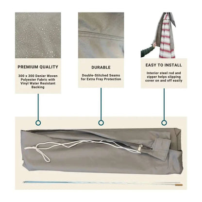 Patio Umbrella Cover Fits 7FT to 11FT Umbrellas Classic