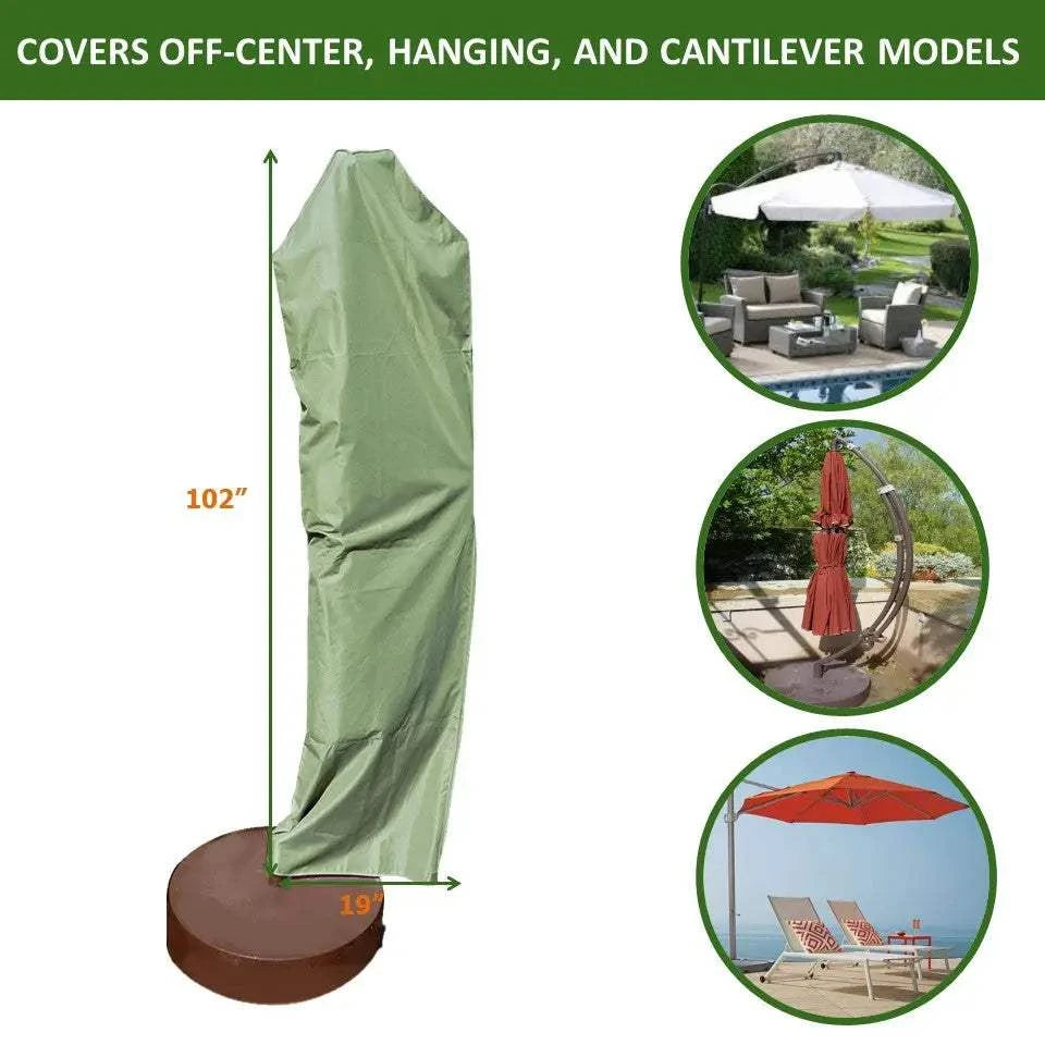 Patio Umbrella Cover Universal Fit Off Center Cantilever