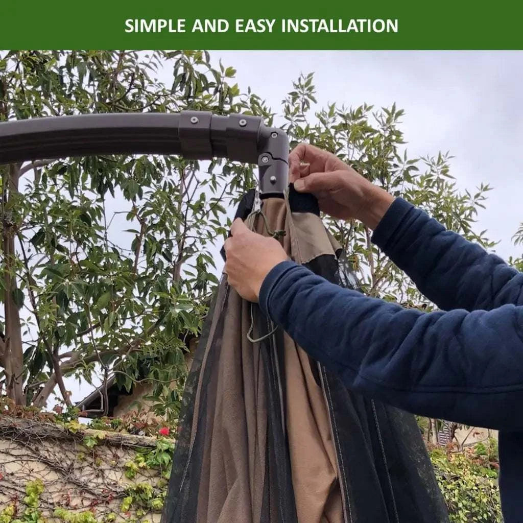 11 ft patio umbrella netting Mosquito Protect your family and guests from biting and stinging insects when sitting at an outdoor table by using this Mosquito Netting for Patio by Pure Garden Patio Umbrella Mosquito Net |