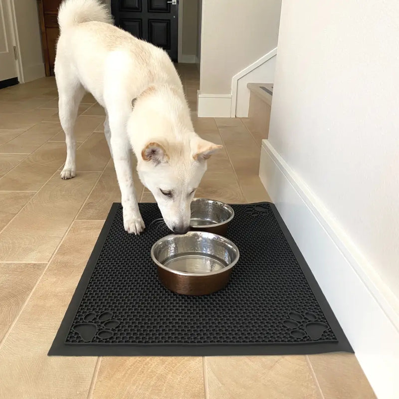 Pet Feeding Non-Slip Mat Waterproof For Water or Food Bowl