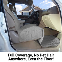 Pet Single Car Seat Cover with Floor Coverage Grey - Covers
