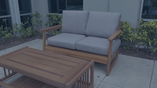 Patio Loveseat Bench Cover Up to 60"L Classic Taupe