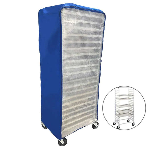 Side Loaded Bun Rack Cover 21W x 26.5D 63H Royal Blue