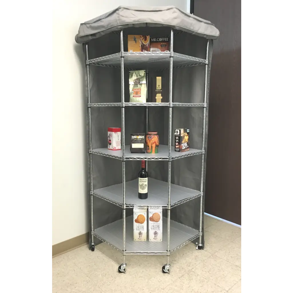 Storage Corner Shelving unit cover fits corner racks 28D x