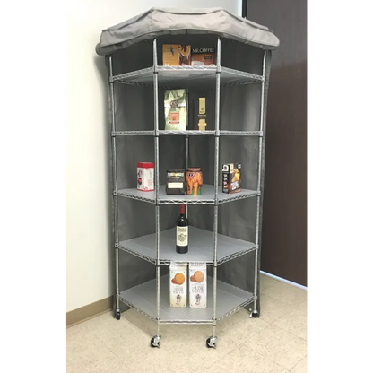 Storage Corner Shelving unit cover fits corner racks 28D x