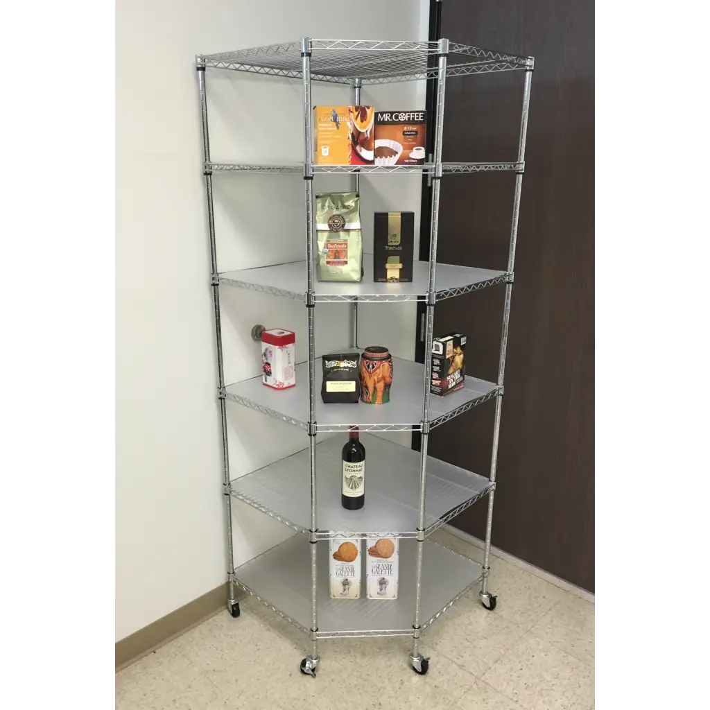 Storage Corner Shelving unit cover fits corner racks 28D x