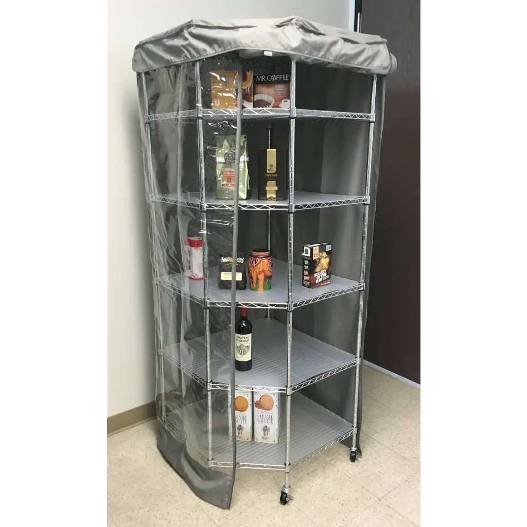 Storage Corner Shelving unit cover fits corner racks 28D x
