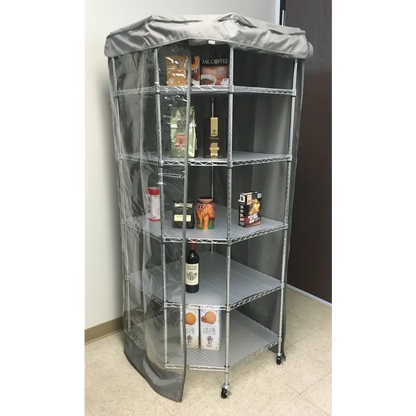 Storage Corner Shelving unit cover fits corner racks 28D x
