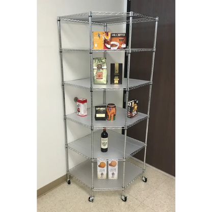 Storage Corner Shelving unit cover fits corner racks 28D x