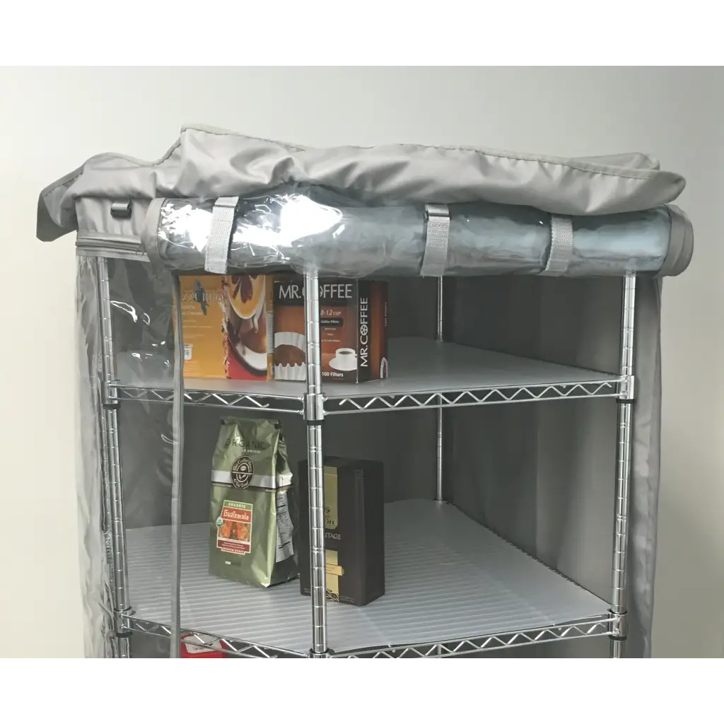 Storage Corner Shelving unit cover fits corner racks 28D x