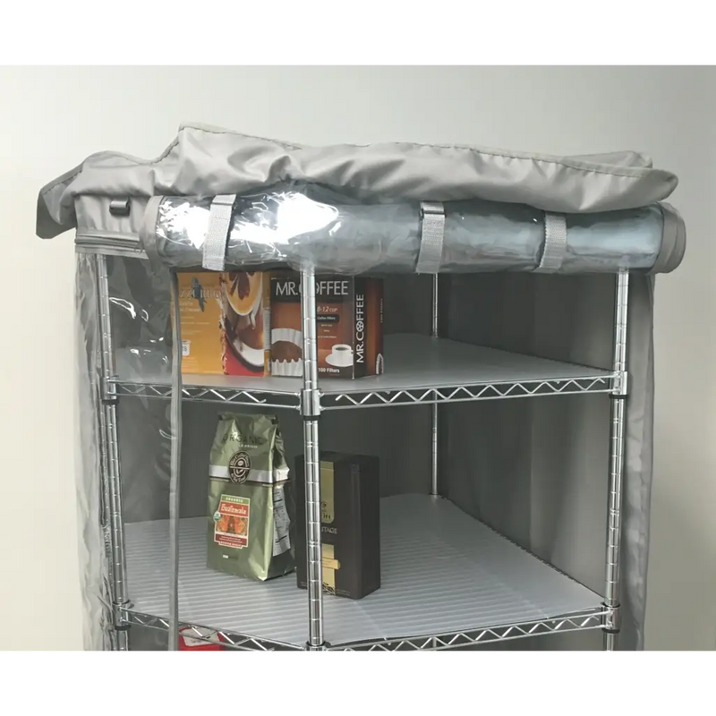Storage Corner Shelving unit cover fits corner racks 28D x