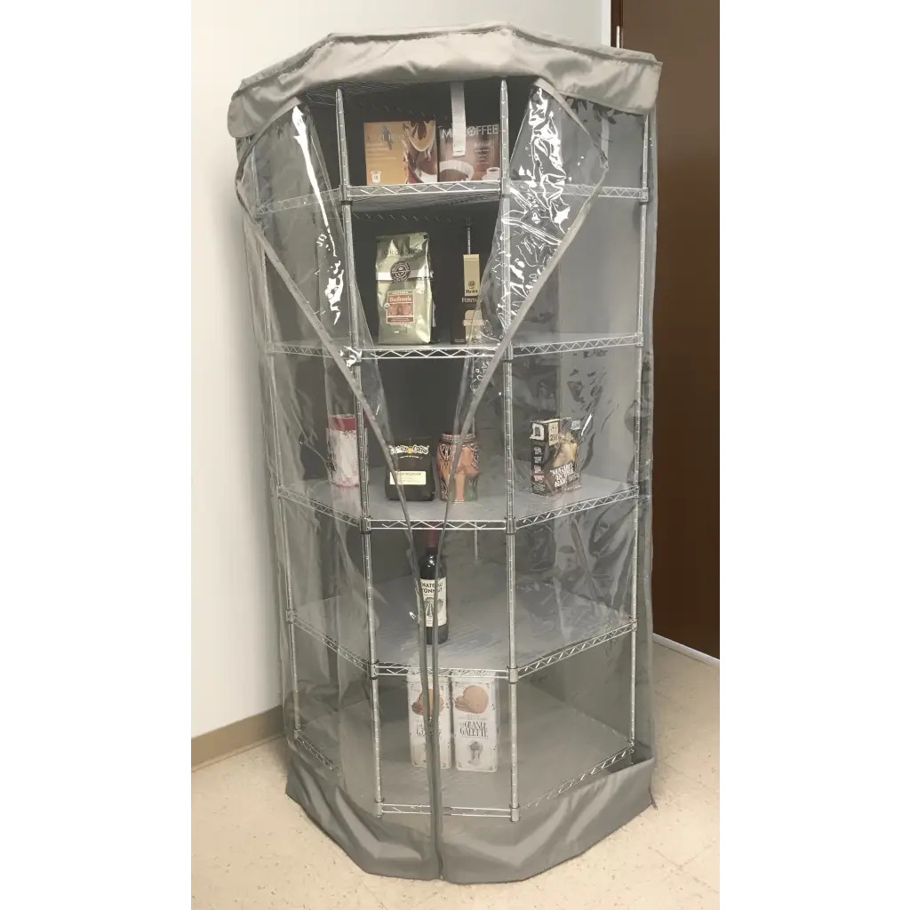 Storage Corner Shelving unit cover fits corner racks 28D x