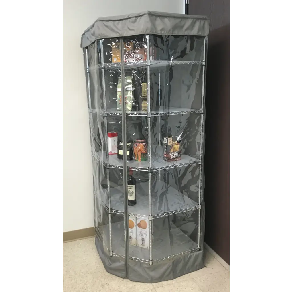 Storage Corner Shelving unit cover fits corner racks 28D x