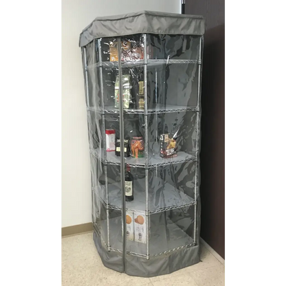 Storage Corner Shelving unit cover fits corner racks 28D x