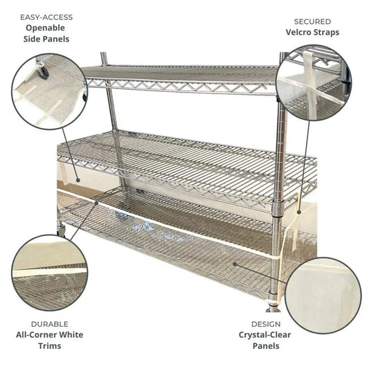 Storage Shelving Bottom Cover 36W x 14D 6H one side see