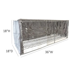 Storage Shelving Top Cover 36W x 18D 18H one side see