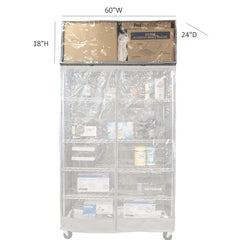 Storage Shelving Top Cover 60W x 24D 18H one side see