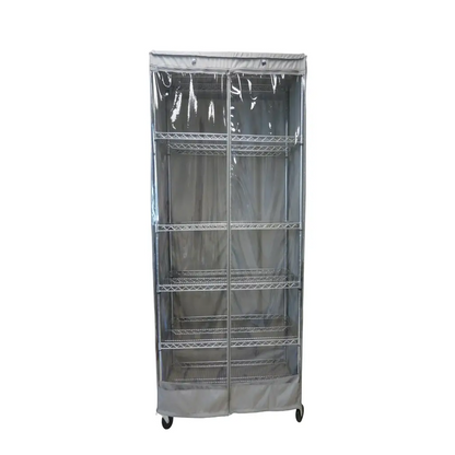 Storage Shelving Unit Cover fits racks 24W x 18D 72H one