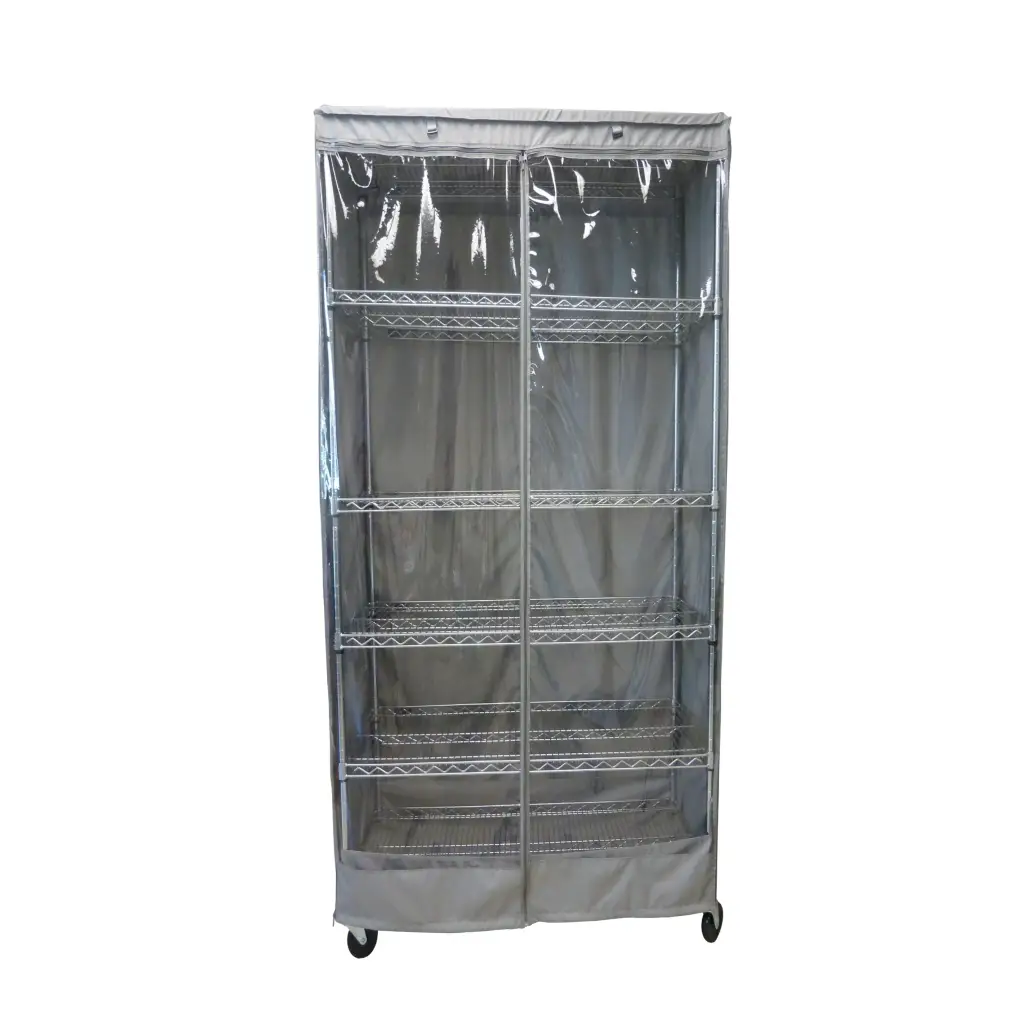 Storage Shelving Unit Cover fits racks 30W x 14D 60H one