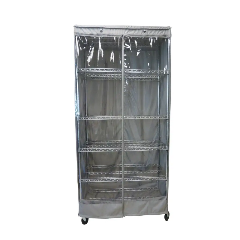 Storage Shelving Unit Cover fits racks 30W x 14D 60H one