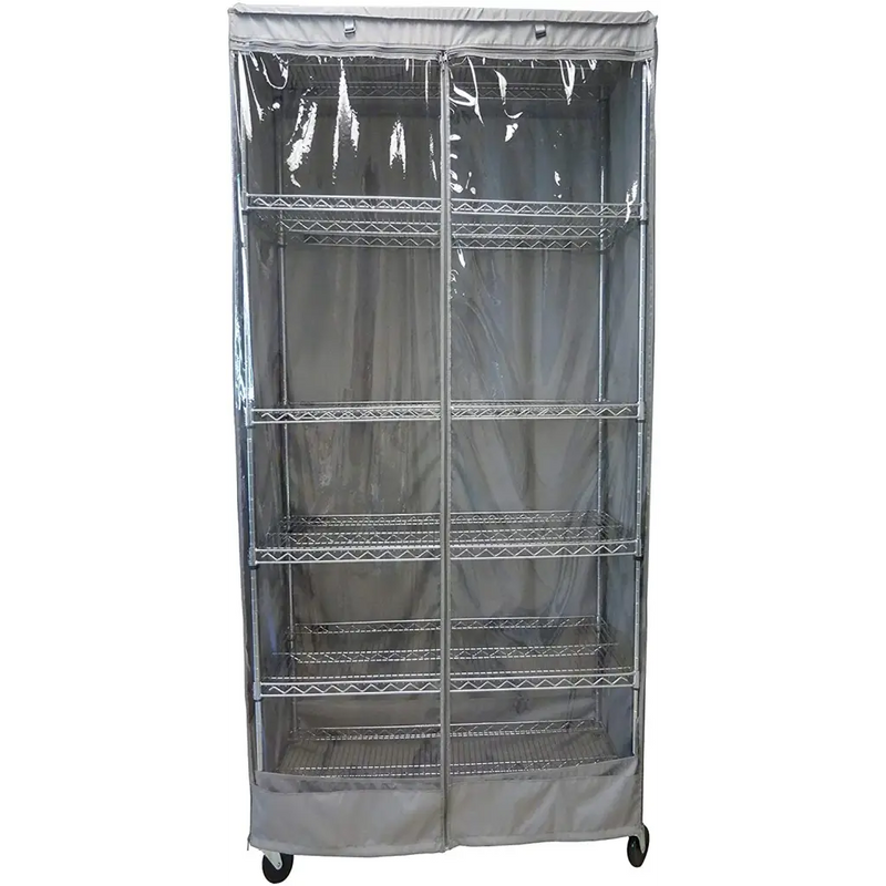 Clearn Rack Cover Wire Rack Shelving Covers - Clear Front Panel for Easy Storage View ...
