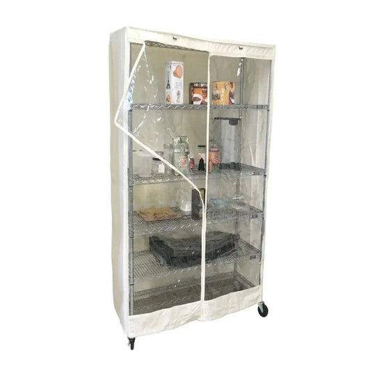 Storage Shelving Unit Cover fits racks 30W x 24D 72H one