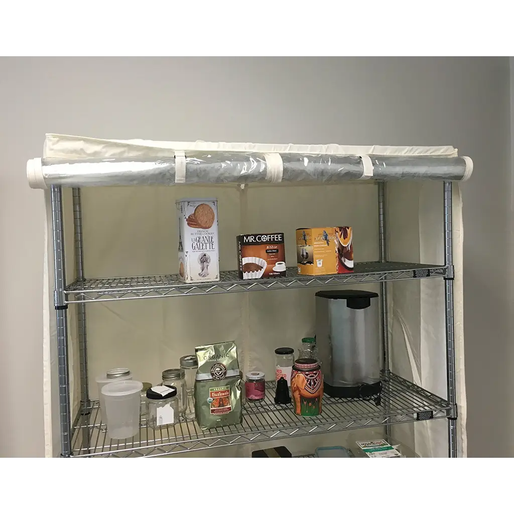 Storage Shelving Unit Cover fits racks 30W x 24D 72H one