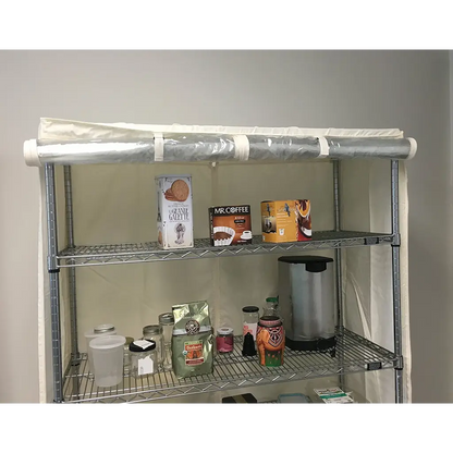 Storage Shelving Unit Cover fits racks 30W x 24D 72H one