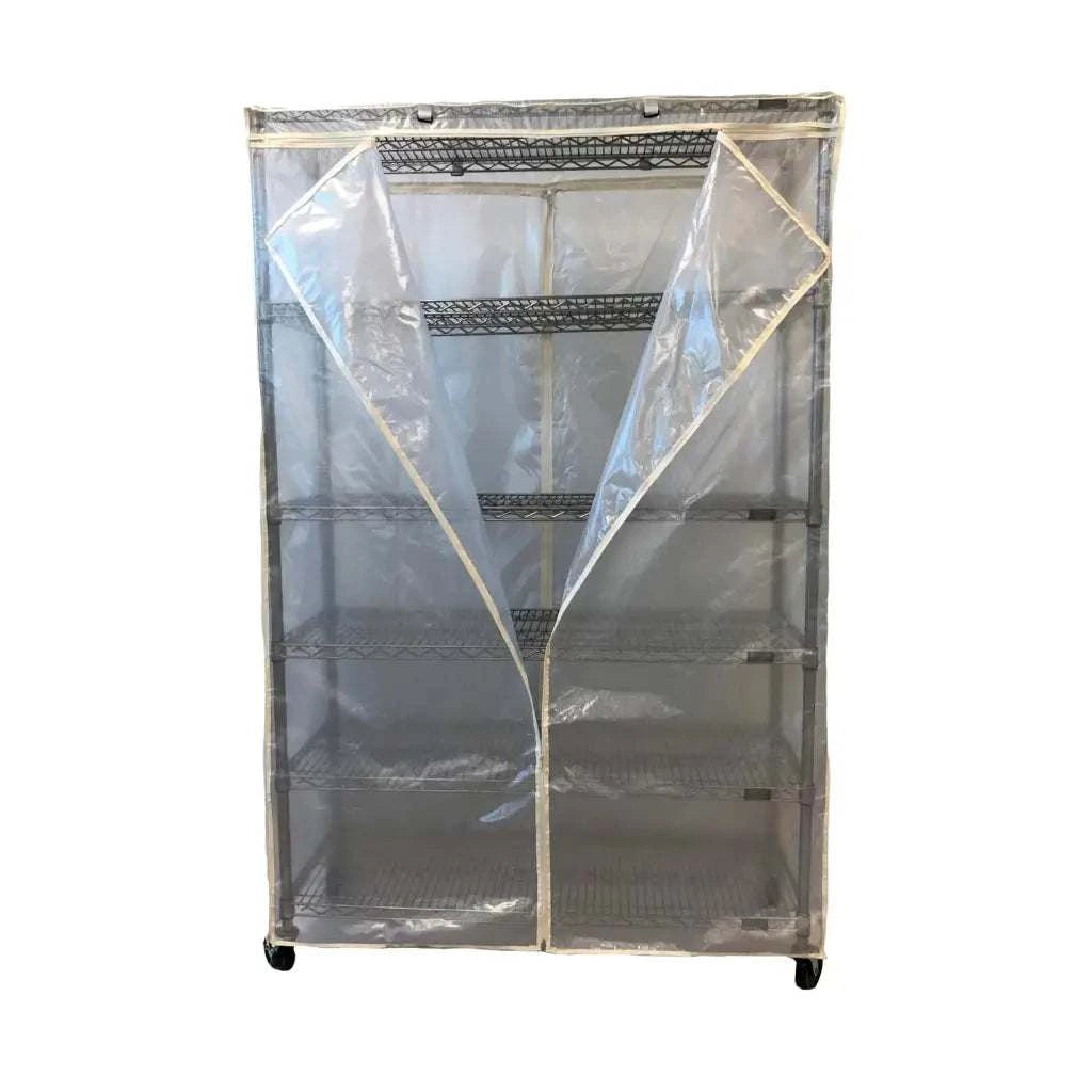 Storage Shelving Unit Cover fits racks 36W x 14D 54H all see