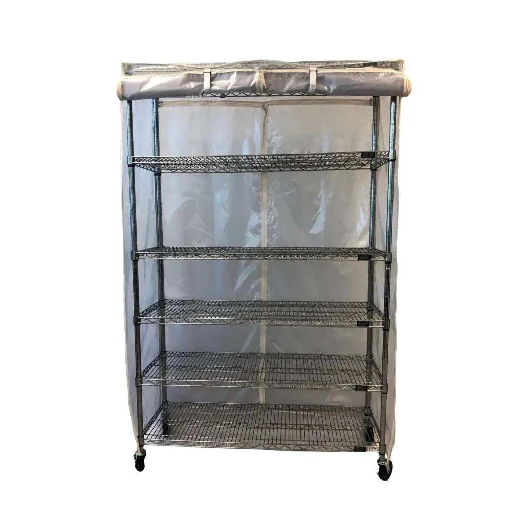 Storage Shelving Unit Cover fits racks 36W x 14D 54H all see