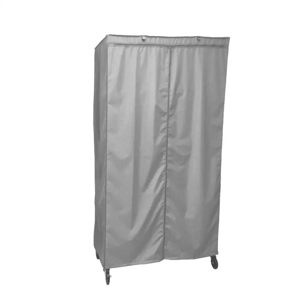 Storage Shelving Unit Cover fits racks 36W x 18D 62H in Grey