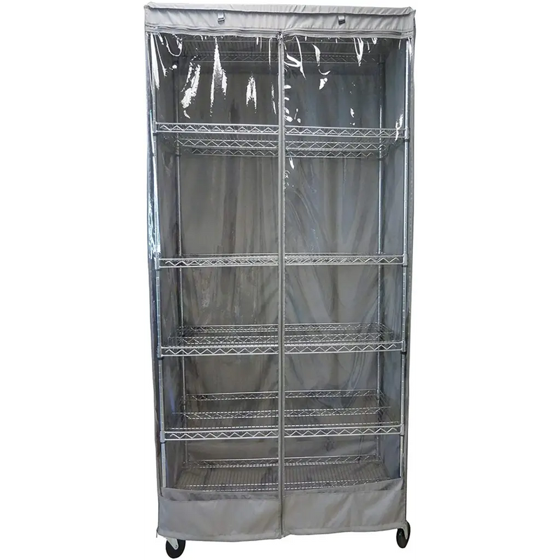 Storage Shelving Unit Cover fits racks 36W x 18D 62H one